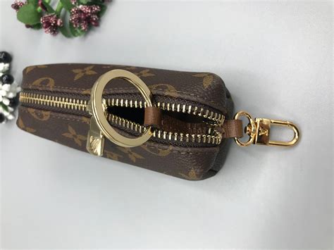 louis vuitton wristlet keychain|louis vuitton coin pouch keychain.